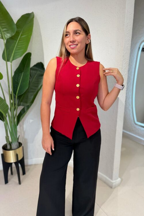 Chaleco Italia Rojo